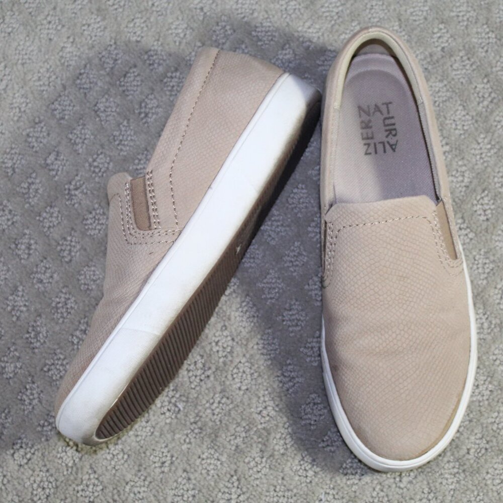 Naturalizer Size 8M Taupe Textured Comfort Sneakers